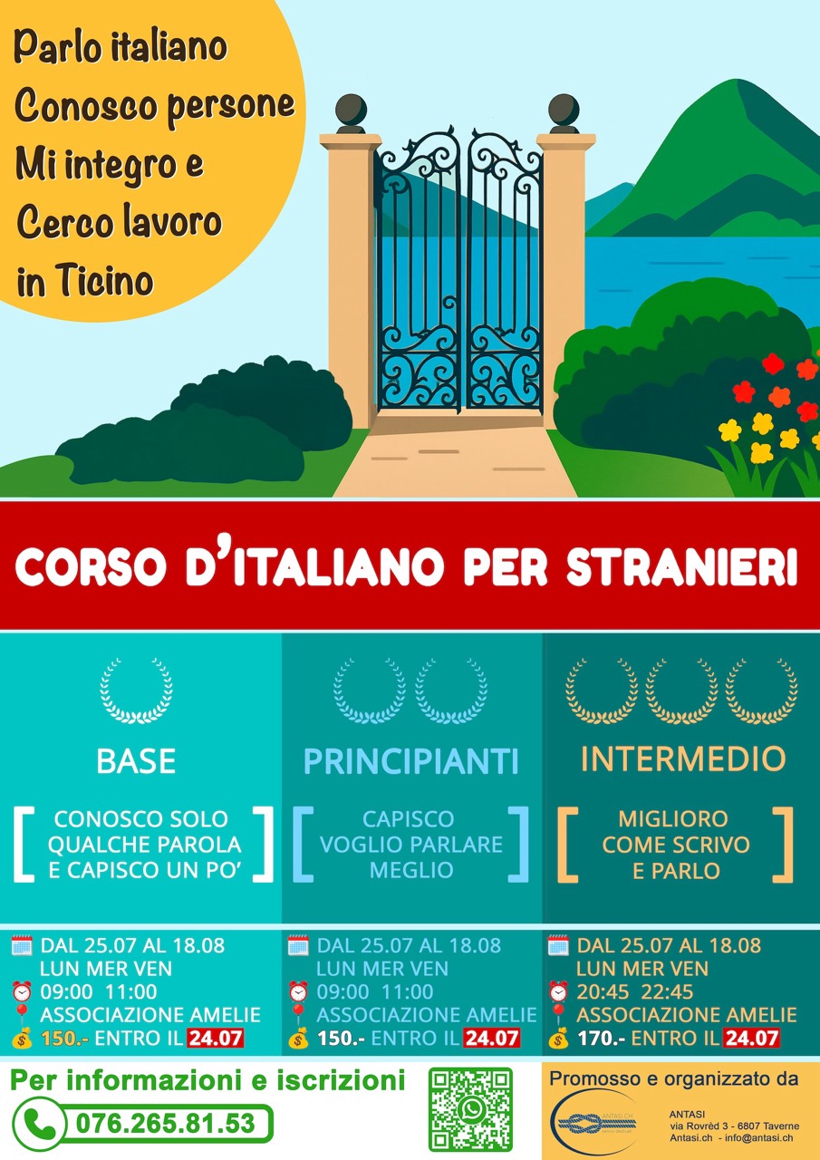 Locandina Corsi Italiano